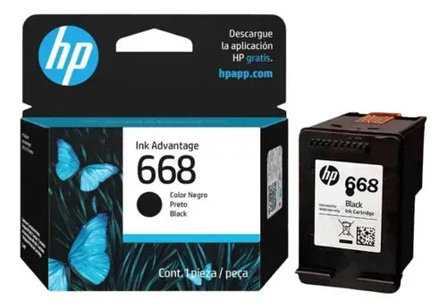 HP 668 Black Ink Cartridge 7FP37VL