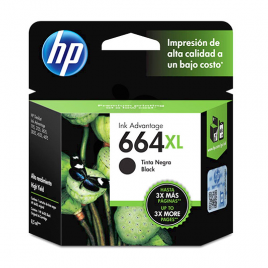 Cartucho de tinta negra HP 664XL F6V31AL
