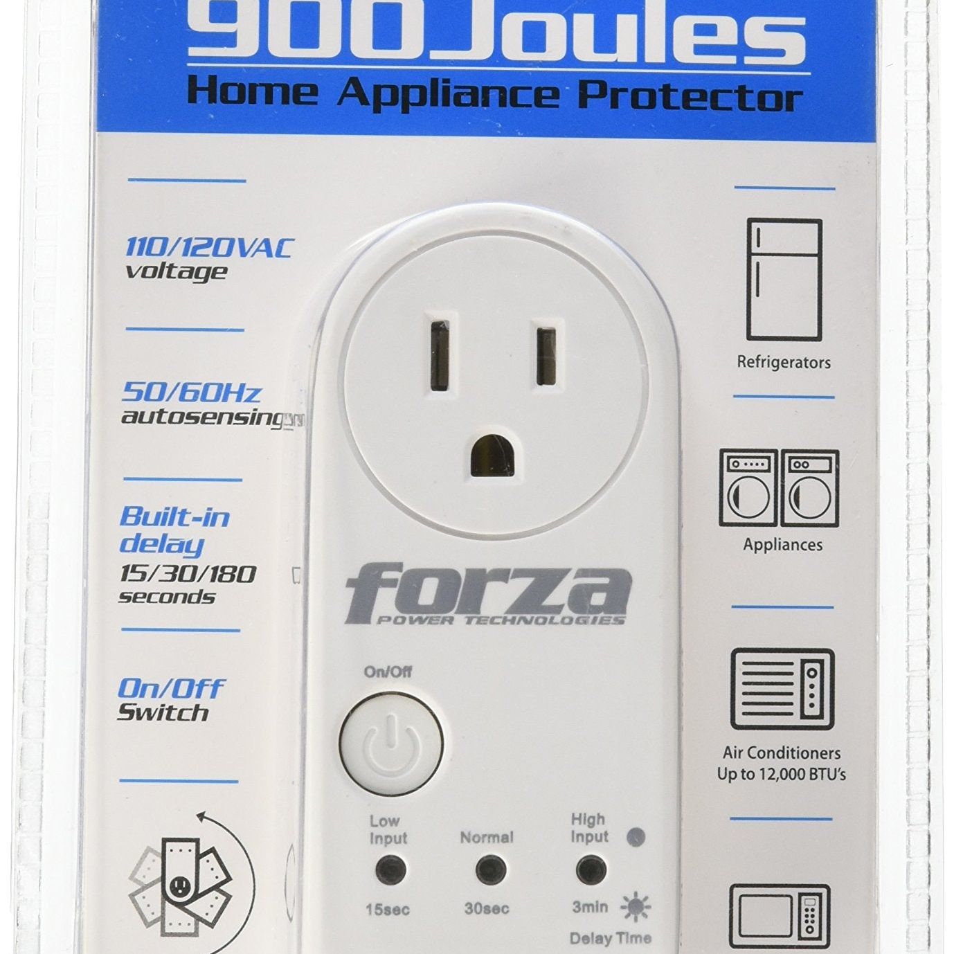 Protector de Voltaje FORZA 900 Julios