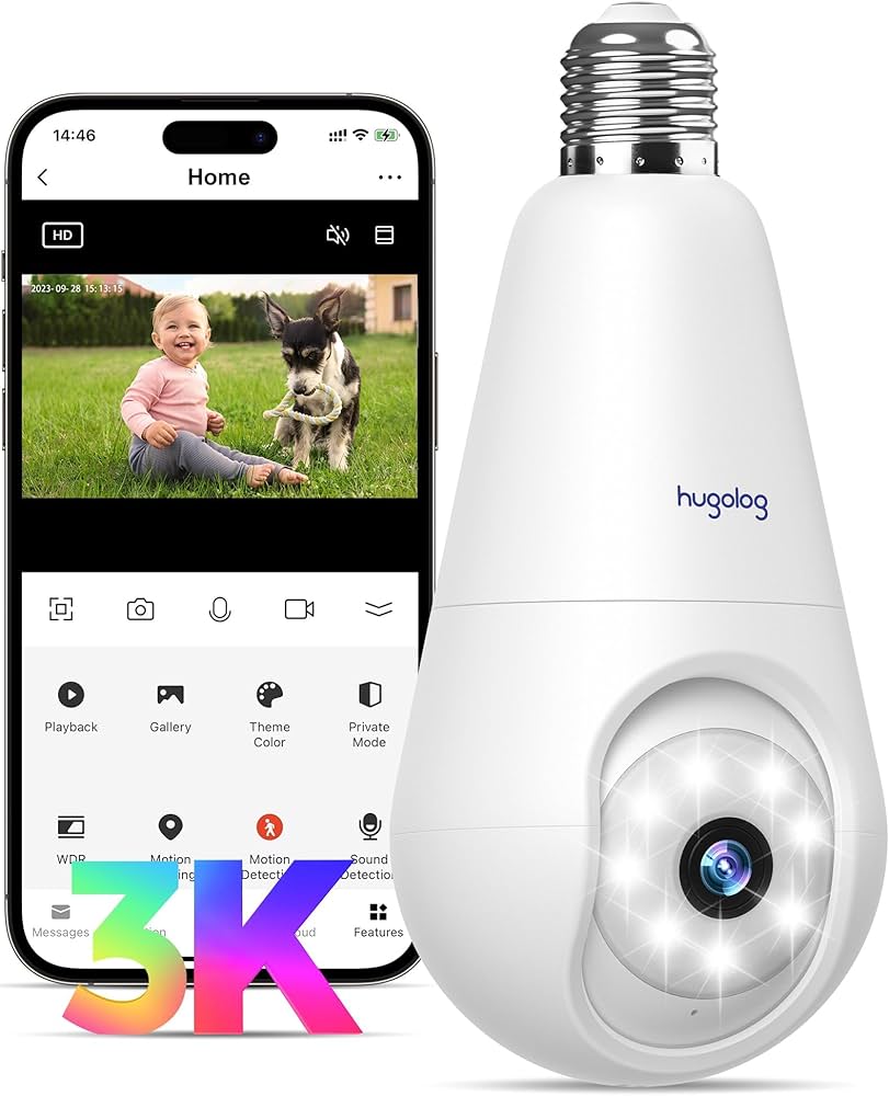 Hugolog 3K Security Camera