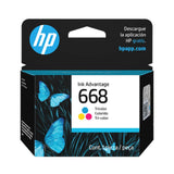 HP 668 Color Ink Cartridge 7FP36VL