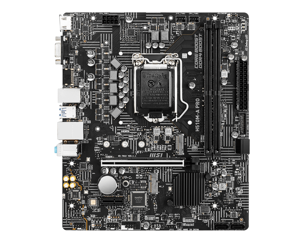 MSI Intel H510M-A Pro LGA 1200 Motherboard
