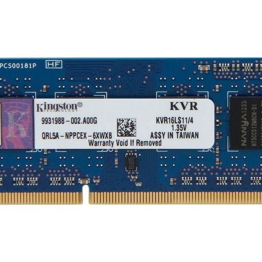 Memoria RAM para portátil Kingston 4GB 12800 DDR3L