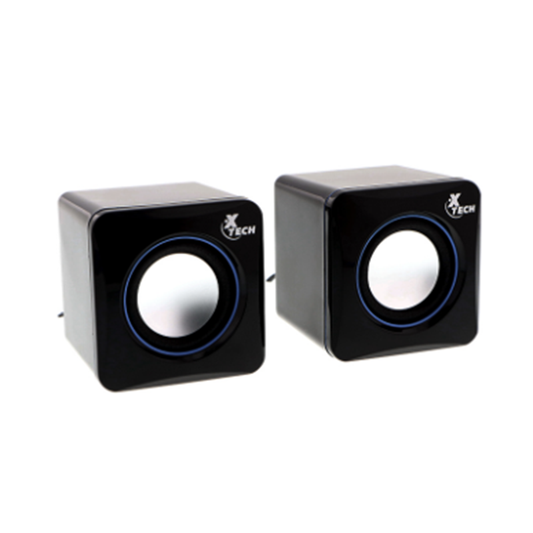 XTECH 2 Speakers 3.5mm with USB Power