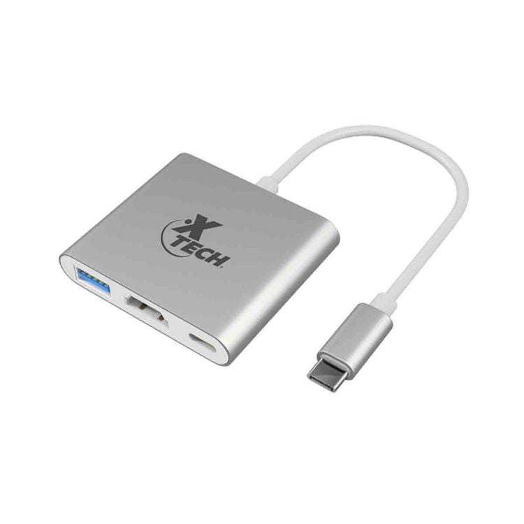 XTECH 3 in 1 Type C Multiport Adaptor
