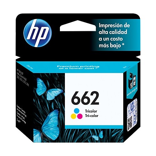 HP 662 Tri-Colour Ink Cartridge CZ104AL