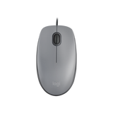 Ratón silencioso con cable Logitech M110